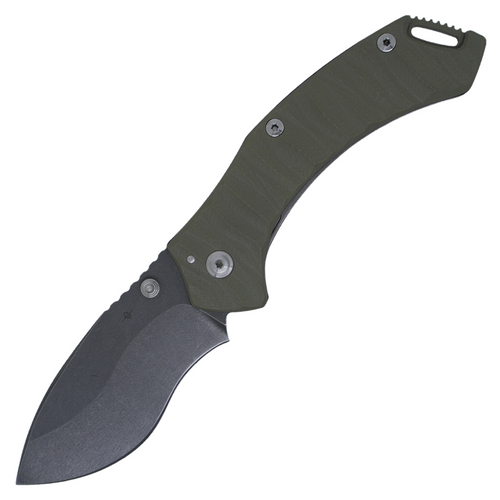 Toor Knives XT1 Bravo, Olive Drab G10 / Black CPM S35VN