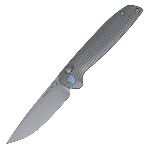 Tactile Knife Co Maverick, Milled Titanium / Stonewash CPM Magnacut