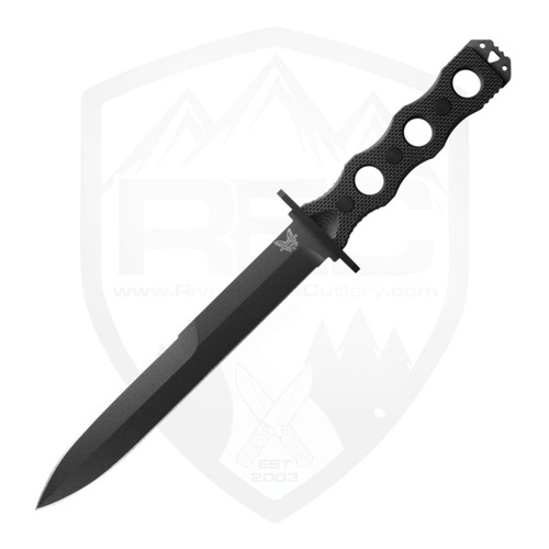 Benchmade SOCP Fixed Blade, Black G10 / Black CPM-3V - 185BK