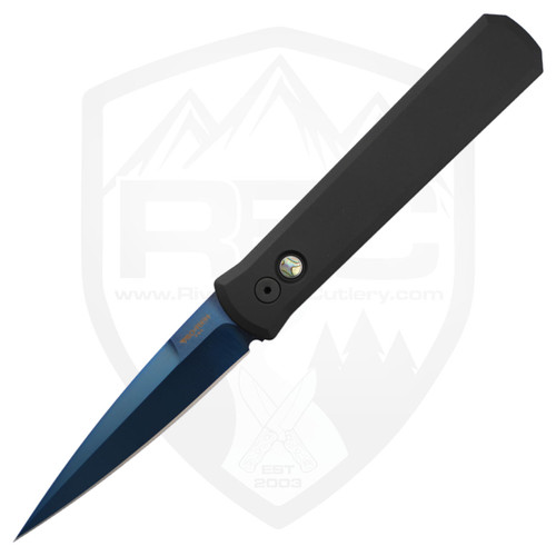 Pro-Tech TR-5 Black Handle / Sapphire Blue 154CM - T503-SB