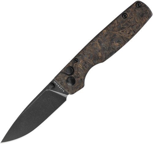 kazu ⑤ Kizer Drop Bear, Medusa Fat Carbon / Black CPM S35VN - Ki3619A4