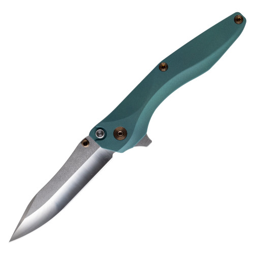 Chapman Lake Knives CLK-2D, OD Green w/ Oiled Bronze Hardware
