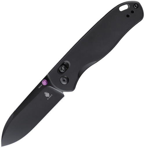 Kizer Drop Bear, Black Aluminum / Black 154CM - V3619C2