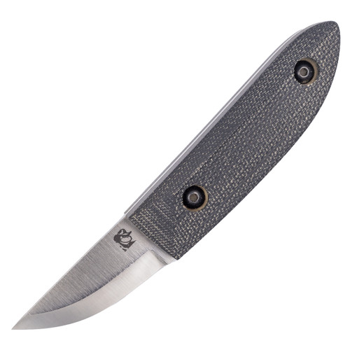 Woods Monkey Kerf Carver, Black Micarta / Scandi AEB-L