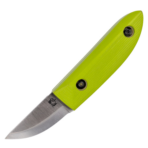 Woods Monkey Kerf Carver, Toxic Green G10 / Scandi AEB-L