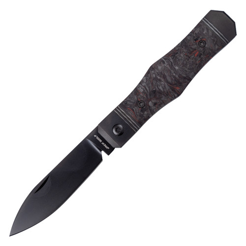 Jack Wolf Knives Vampire Jack, Red Dark Matter Fat Carbon / DLC CPM S90V