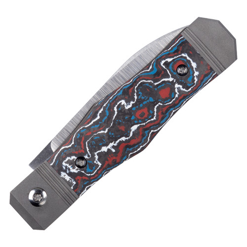 OVERDOSE FAT S PRO パープル Jack Wolf Knives Vampire Jack, Purple Haze Fat Carbon / Satin CPM S90V