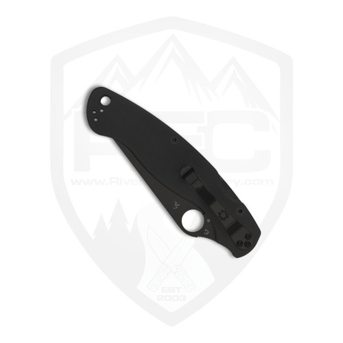 Spyderco Military 2 Partial Serration, Black G10 / Black CPM S30V