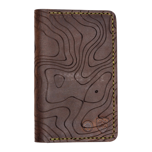 Redeemed Creations Co. x REC Field Notes Passport Cover Brown Topo