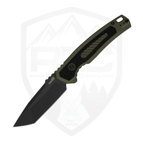 Kershaw Launch 16, OD Green Aluminum / Black CPM M4 - 7105OLBLK
