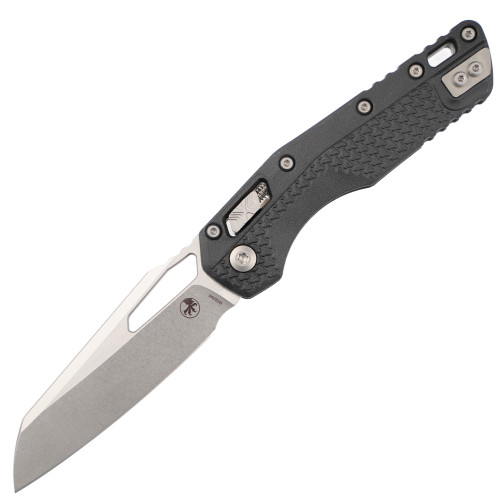 Microtech MSI Ram-Lok, Black Injection Molded Handle / Plain Stonewash M390MK - 210T-10PMBK