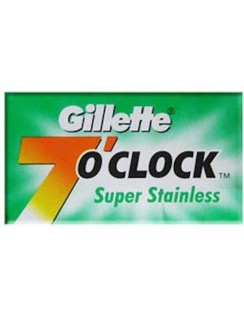 Gillette 7 O'Clock Green Super Stainless 5pk