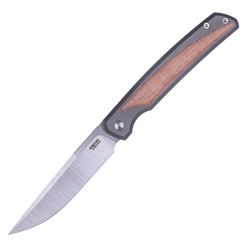 Peña X-Series Sicario, Dark Blast Titanium Brown Micarta / Satin CPM M4