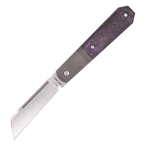 Jack Wolf Knives After Hours Jack, Fat Carbon Purple Haze / Belt Satin CPM S90V