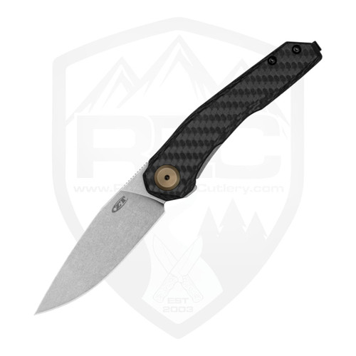 Zero Tolerance 0562MIC - Green Canvas Micarta / Stonewash CPM MagnaCut
