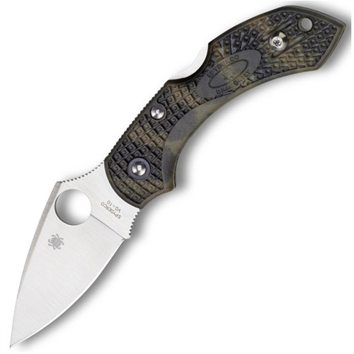 Spyderco Dragonfly 2 Zome Green FRN, Satin VG10 - C28ZFPGR2