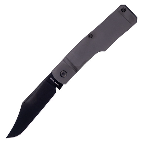 Jack Wolf Knives Sharpshooter Jack, Titanium Reverse Tux / DLC Black CPM S90V