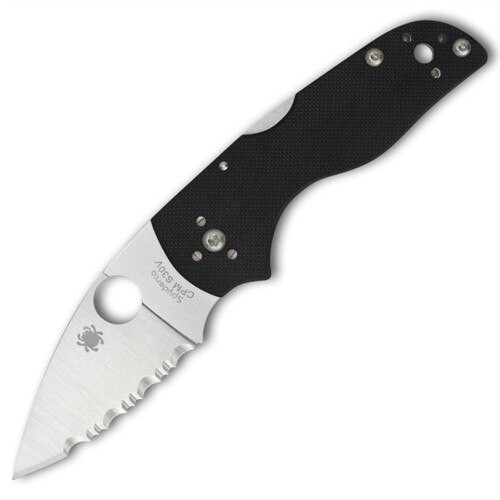 Spyderco Lil' Native, Black G-10 / Satin CPM-S30V - C230MBGS