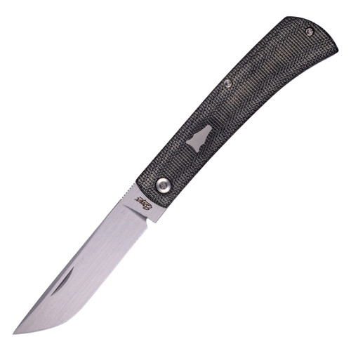 ESNYX SL Workhorse, Black Micarta with Mokuti Shield / Hand Satin M390