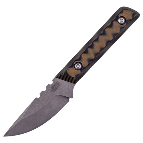 Bald Man Knife & Tool Thicker Clipper Drop Point Swamp Camo G10 / Stonewash CPM MagnaCut