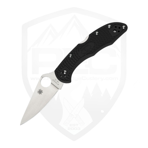 Spyderco Delica 4, Black FRN / Satin VG-10 - C11FPBK