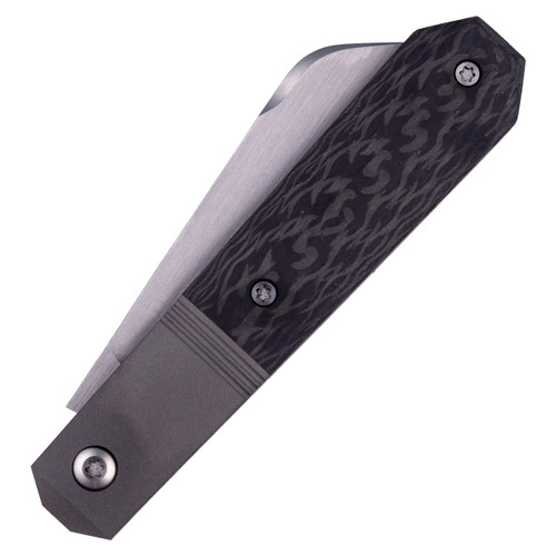 Jack Wolf Knives Midnight Jack Kaotic Resin / Belt Satin CPM S90V