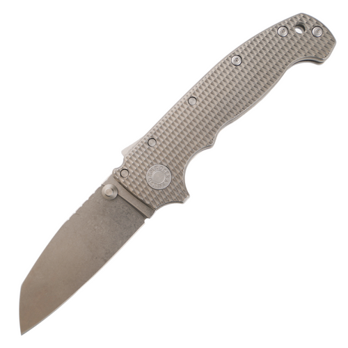 Demko MG AD20 Sharkfoot No Slot, Textured Titanium / Stonewash FFG 20CV