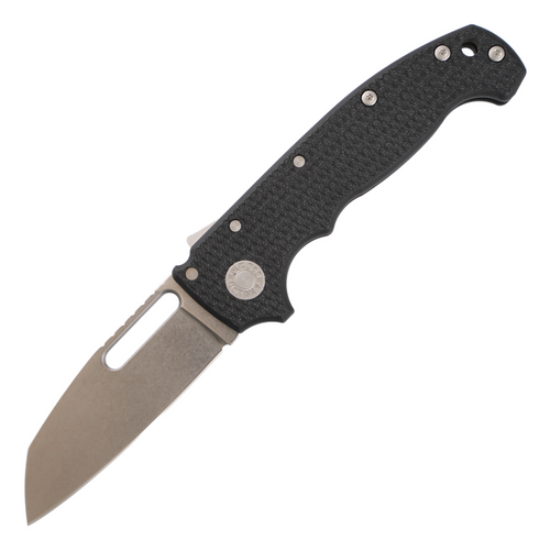 Demko MG AD20 Sharkfoot, Black G10 / Stonewash FFG 20CV