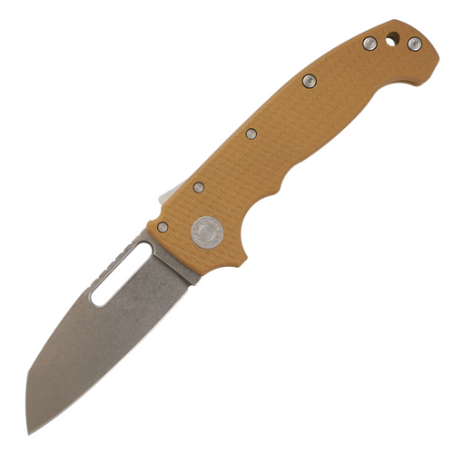 Demko MG AD20 Sharkfoot, Brown G10 / FFG Stonewash 20CV