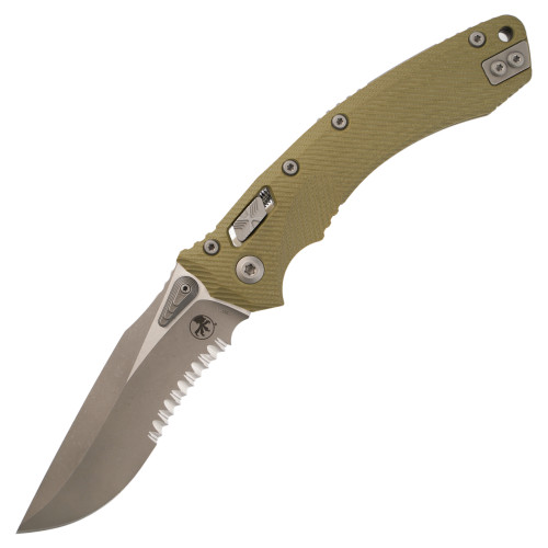 Microtech Amphibian Ram-Lok OD Green Fluted G10 / Apocalyptic