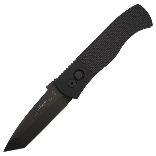 ProTech Emerson CQC7 Tanto Black Jigged Aluminum / Black DLC 154CM - E7T06