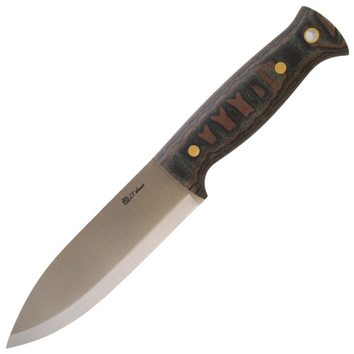 LT Wright Knives Illuminous 5 Python Micarta, Scandi 3V