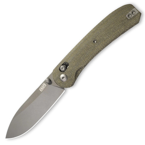 Knafs Lander 2 Green Micarta, Moondust S35VN