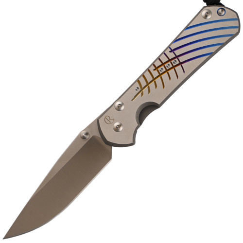 Chris Reeve Knives Large Sebenza 31 Drop Point Unique Graphic - L31-1400 #1