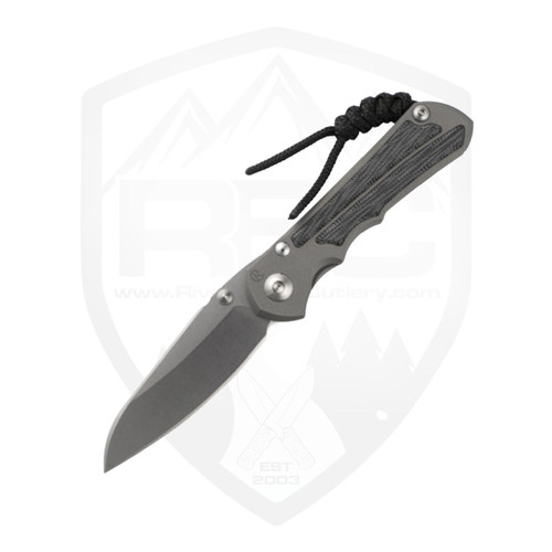 Chris Reeve Knives Small Inkosi Insingo Black Micarta, Stonewash MagnaCut - SIN-1028