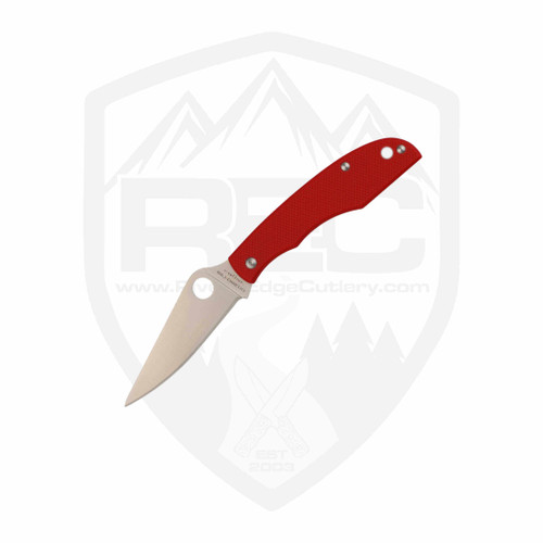 Spyderco Grasshopper Red G10 Satin 12C27 - C138GRDP
