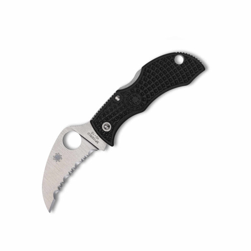 Spyderco Manbug Hawkbill Black FRN Satin VG-10 - MBKHBS