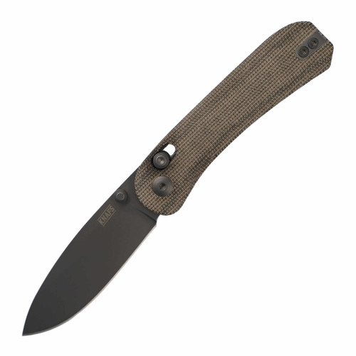 Knafs Lander 4 Fixed Blade | Drop Point, Green Micarta