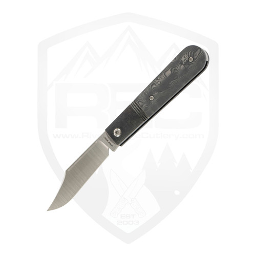 Jack Wolf Big Bro Jack | Black Burlap Micarta, Belt Satin