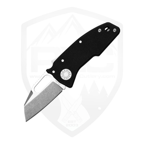 Demko Nano Shark Black G10, Stonewash 20CV