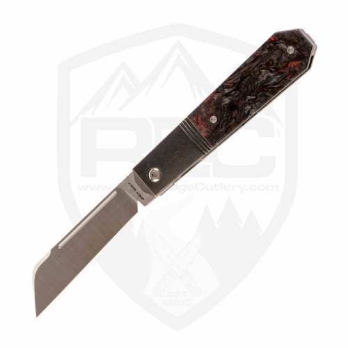 Jack Wolf Knives REC EXCLUSIVE After Hours Jack Red Burl Dichrolam