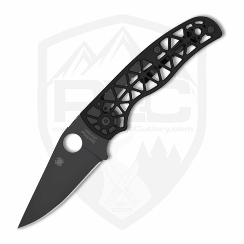 Spyderco Edgerati Black Aluminum, Black S30V - C266BKALBKP