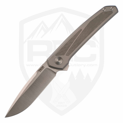 Peña Knives X Series Dogleg Jack, Jigged Titanium