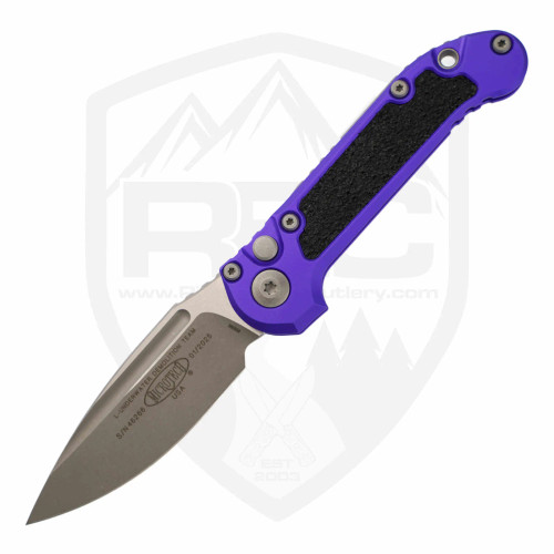 Microtech LUDT Gen 3 Tanto | Purple Auto Knife | 1136-10APPU