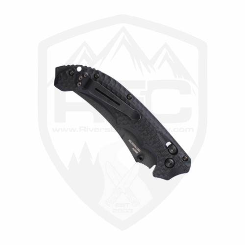Benchmade Mini Bedlam | S90V Scimitar with Tri-Color G10