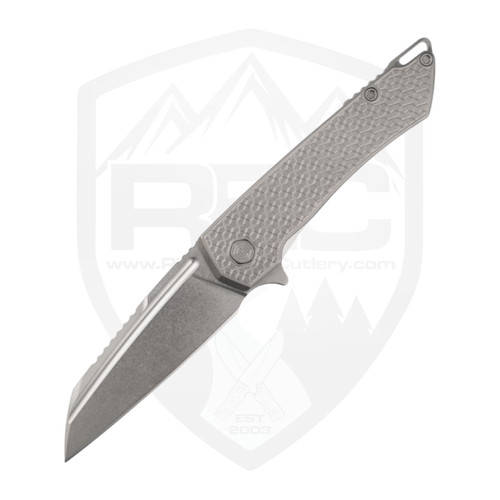 MachineWise Mojave Raw Turtle Milled Titanium, Stonewash 20CV
