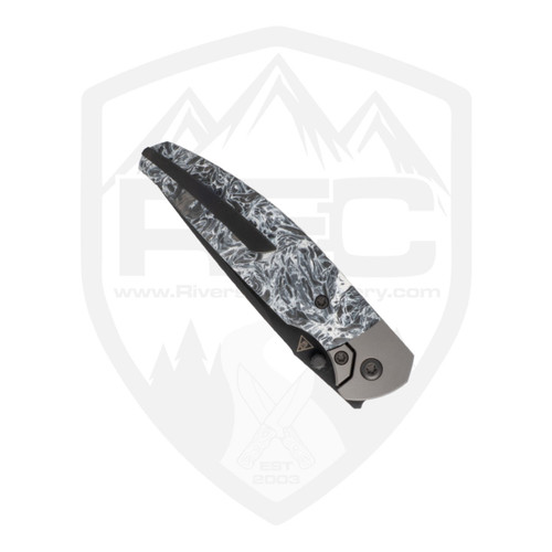 Jack Wolf Knives Tango Titanium Sunburst, Belt Satin S90V