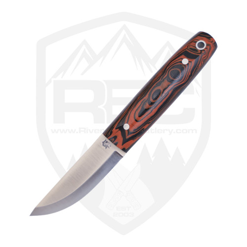LT Wright Pronghorn Scandi Grind Orange Black G10 3V