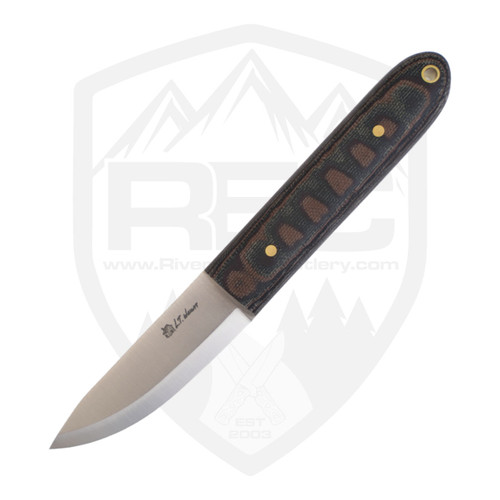 LT Wright Knives Custom Scandi Grind Python Micarta O1
