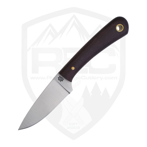 LT Wright Frontier Valley, Natural Micarta / A2 Flat Grind